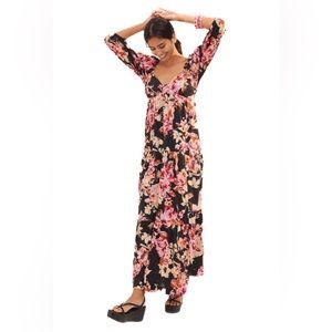 Anthropologie Blossom Maxi Dress